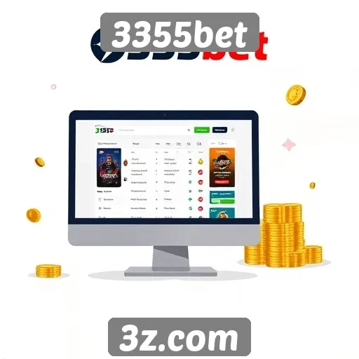 Interface do usuário do site 3355bet